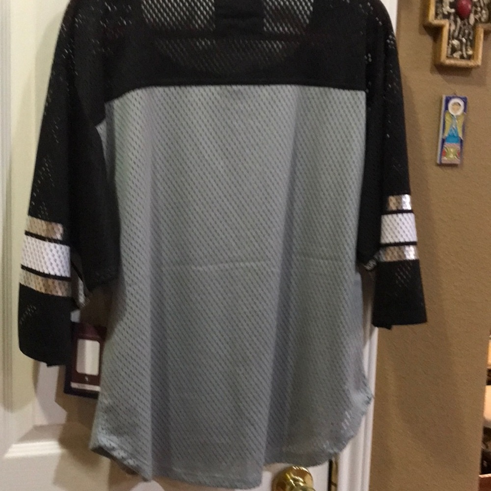 San Antonio Spurs jersey mesh gray black size L - Picture 5 of 5